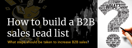 B2B Sales Lead Creation