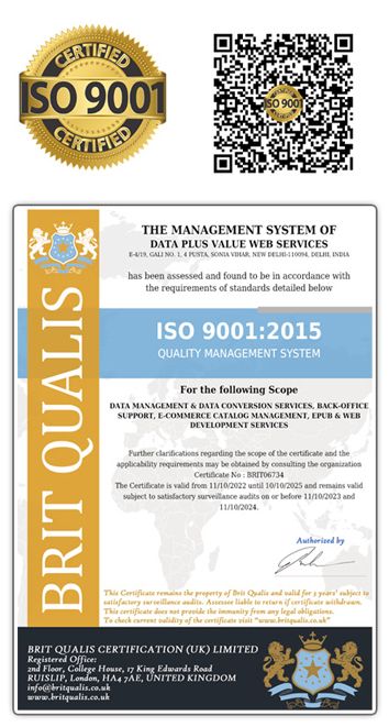 ISO 9001:2015 Certificate